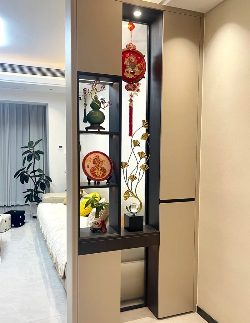 mẫu vách ngăn trang trí phòng khách tuyệt đẹp 36