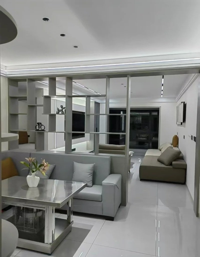 mẫu vách ngăn trang trí phòng khách tuyệt đẹp 37