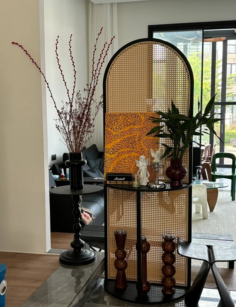 mẫu vách ngăn trang trí phòng khách tuyệt đẹp 40