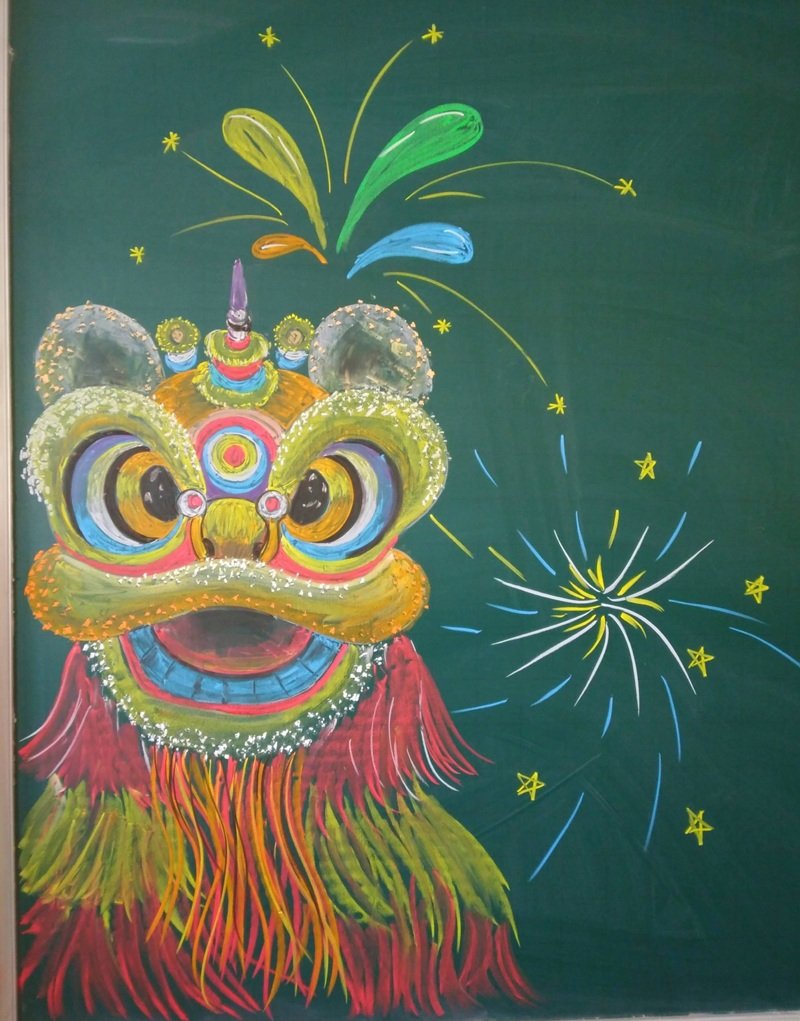 trang trí bảng đẹp đơn giản 13