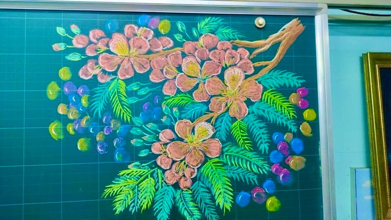 trang trí bảng đẹp đơn giản 3
