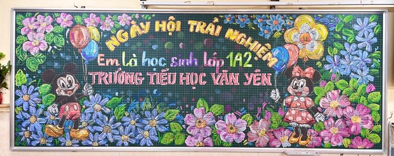 trang trí bảng đẹp đơn giản 31