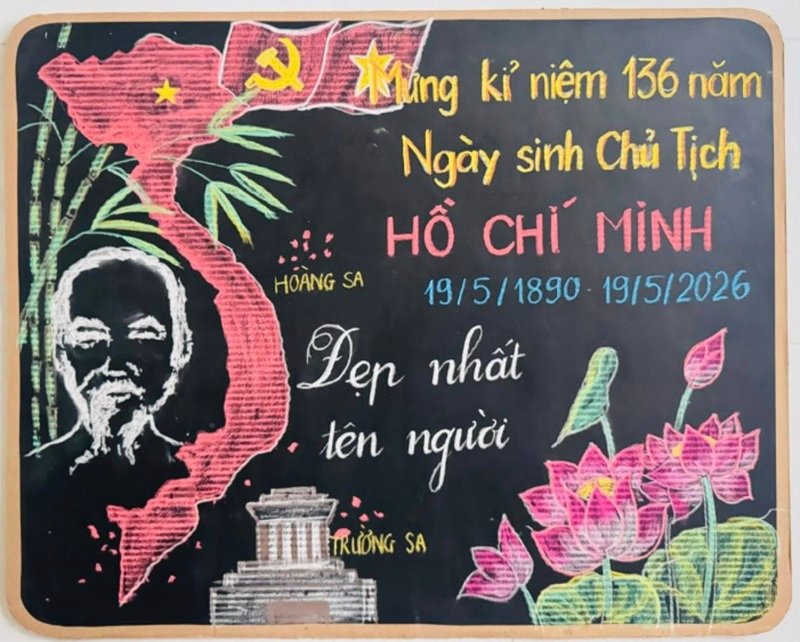 trang trí bảng đẹp đơn giản 32