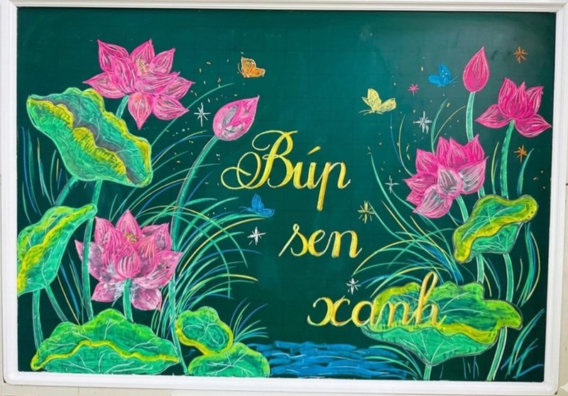 trang trí bảng đẹp đơn giản 33