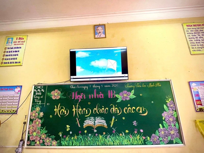 trang trí bảng đẹp đơn giản 36