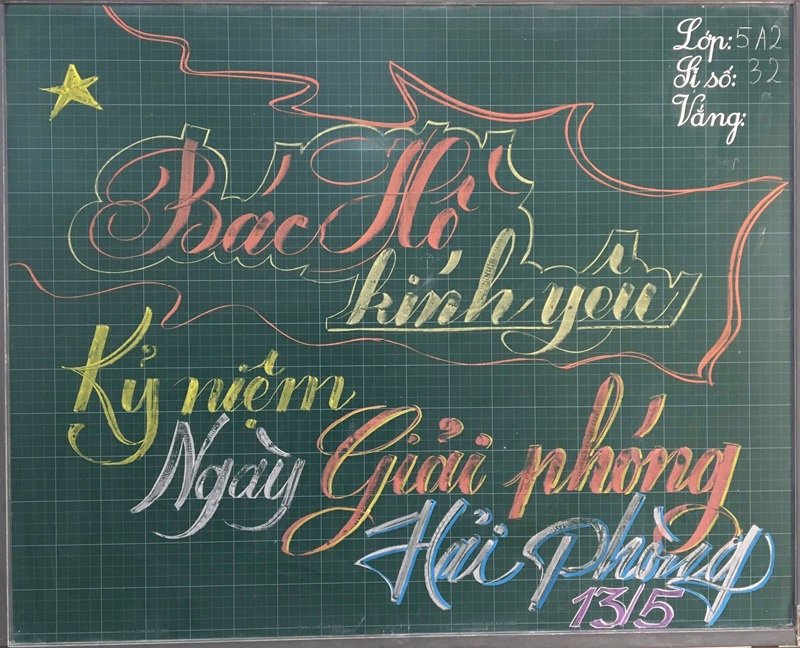 trang trí bảng đẹp đơn giản 38
