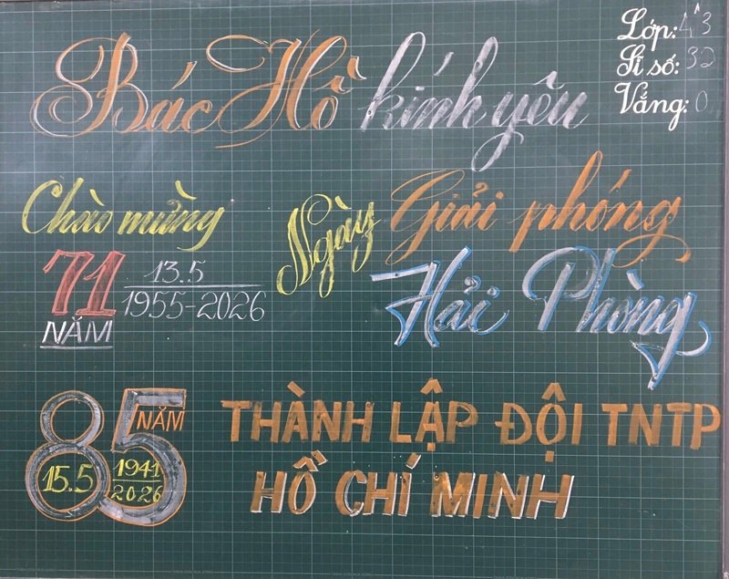 trang trí bảng đẹp đơn giản 39