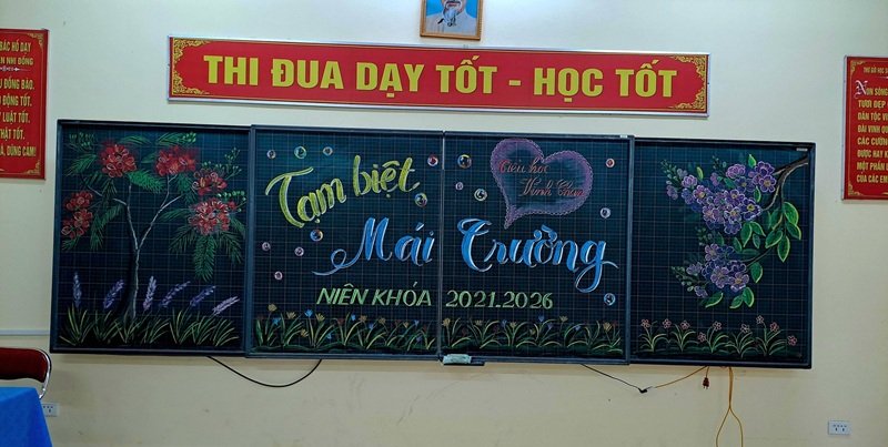 trang trí bảng đẹp đơn giản 40