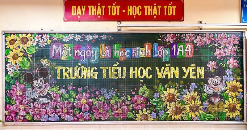 trang trí bảng đẹp đơn giản 41