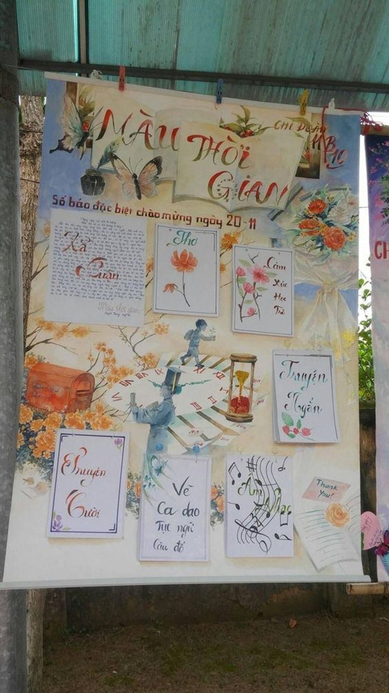 trang trí báo tường 16