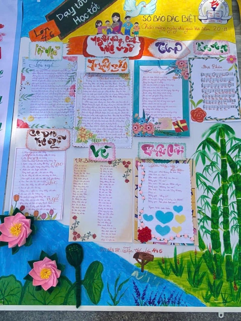 trang trí báo tường 28