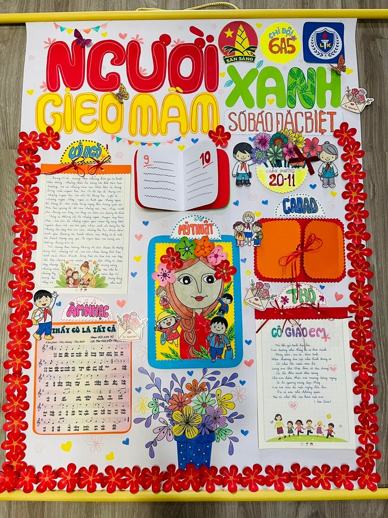 trang trí báo tường 3