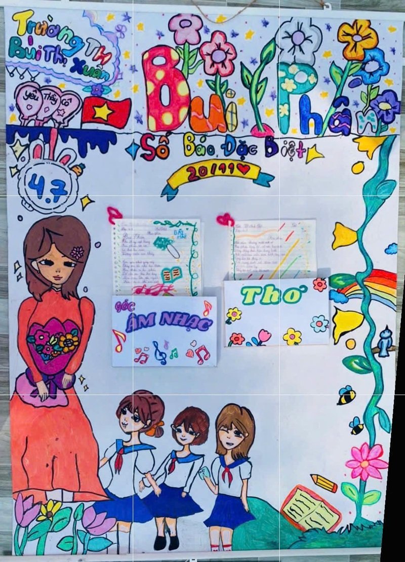 trang trí báo tường 33