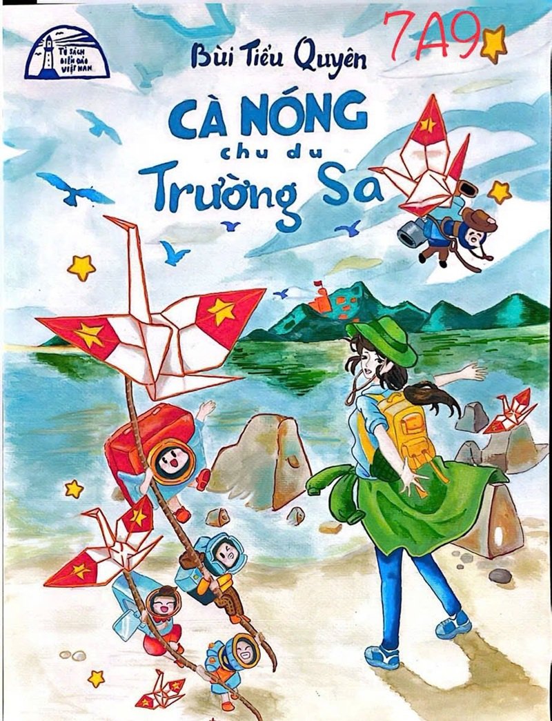 trang trí bìa sách 21