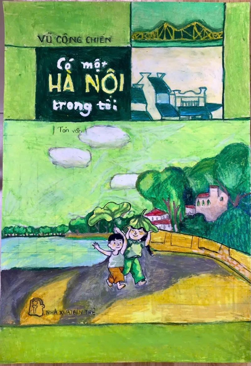 trang trí bìa sách 5