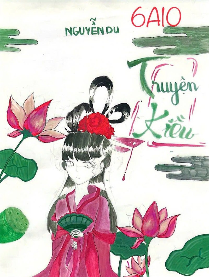 trang trí bìa sách lớp 7