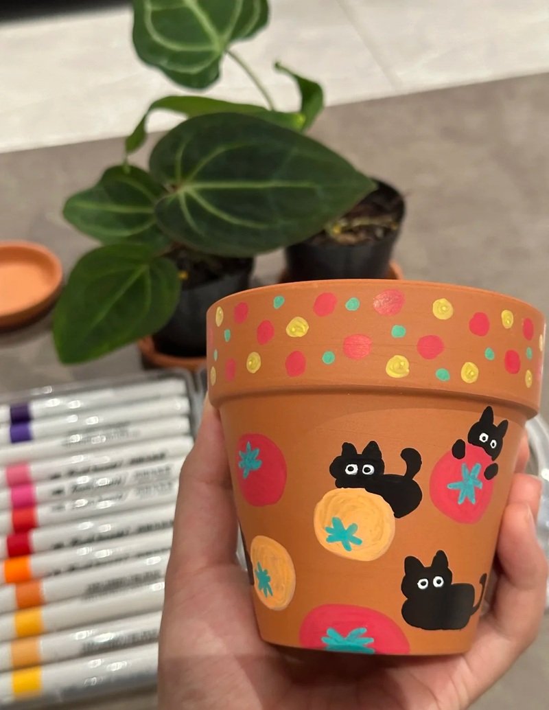 trang trí chậu cảnh đơn giản