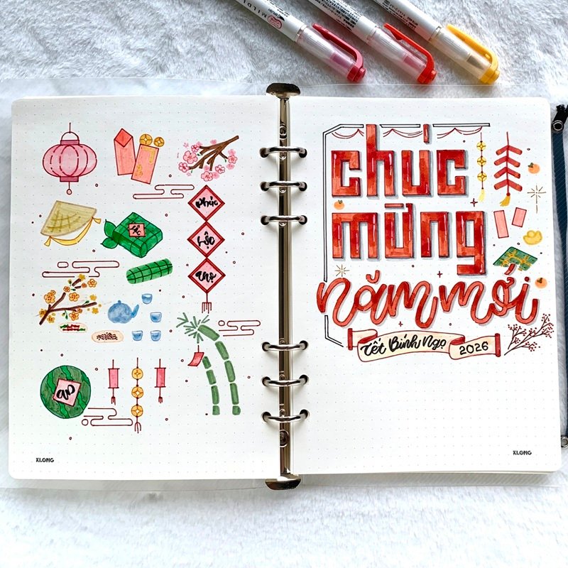 trang trí chữ 1