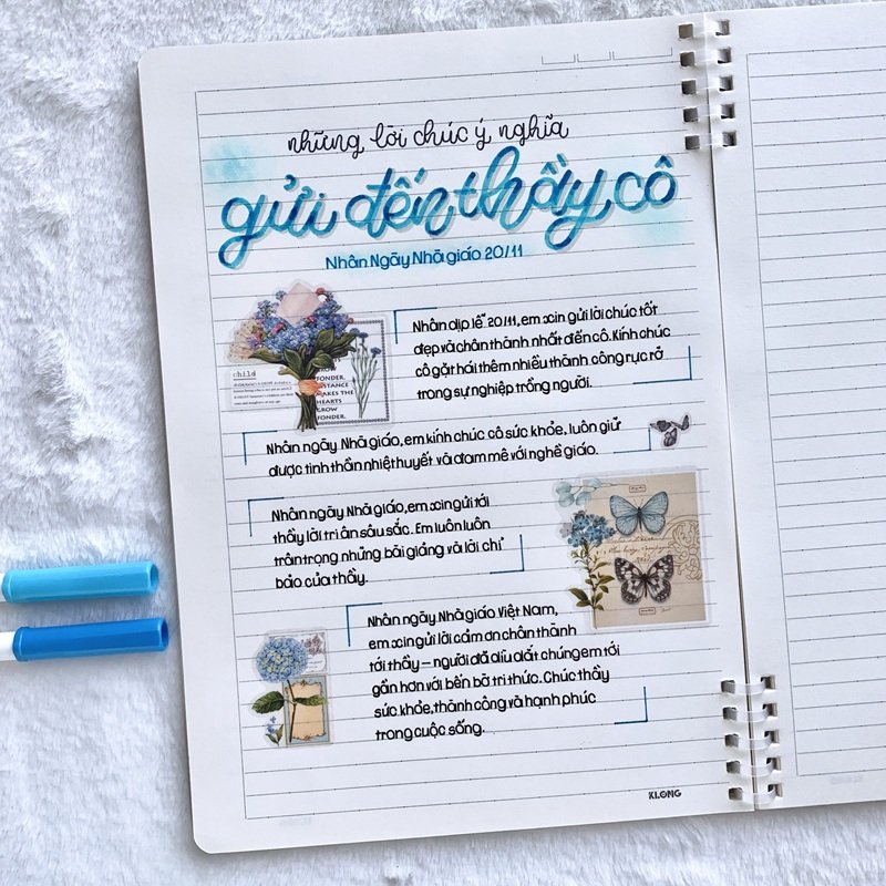 trang trí vở 2