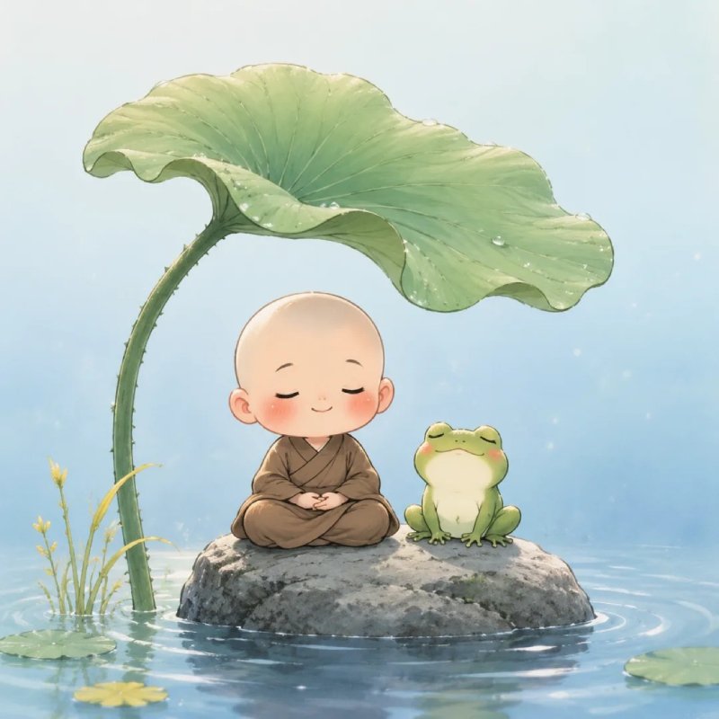 Ảnh đại diện chú tiểu đẹp miễn phí