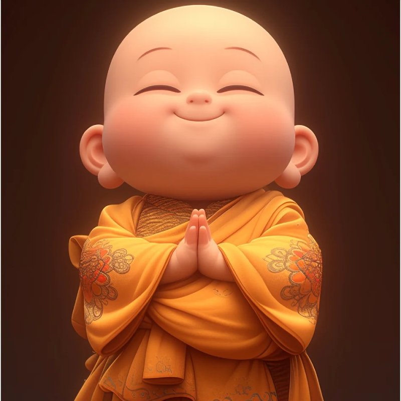 Hình chú tiểu đáng yêu chất lượng 4K