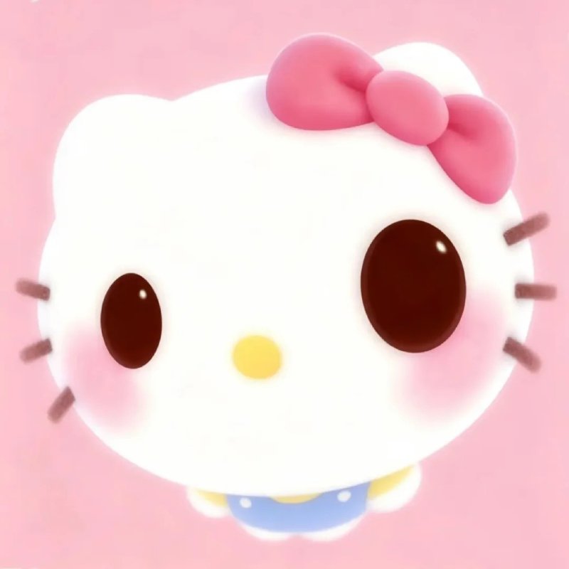 Avatar màu hồng cute cho TikTok cực xinh