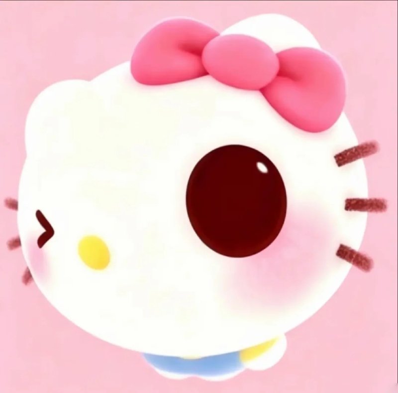 Avatar màu hồng cute làm ảnh đại diện Facebook