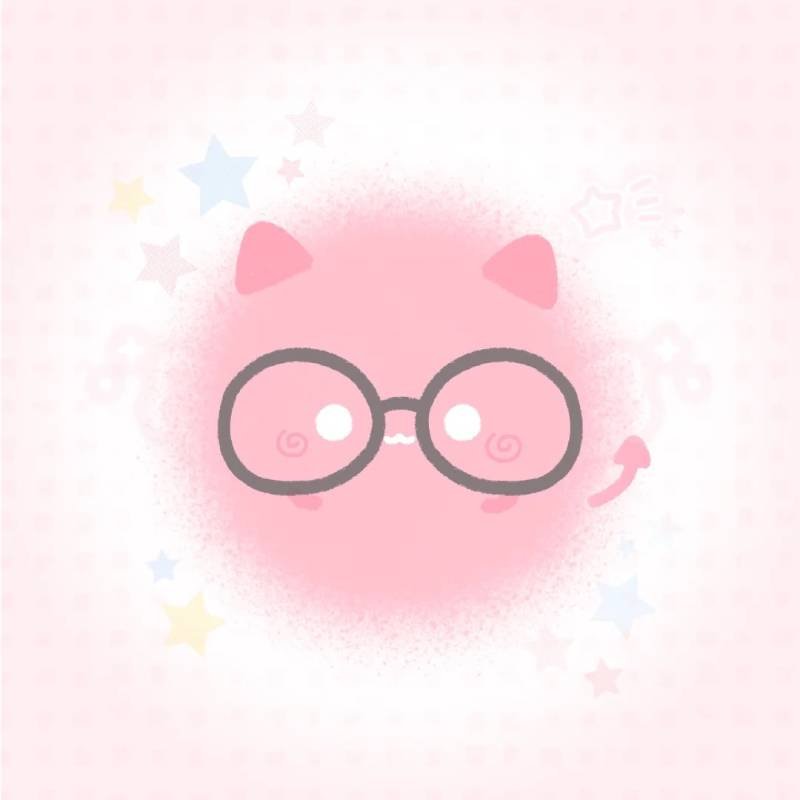 Avatar màu hồng cute cho nữ cá tính