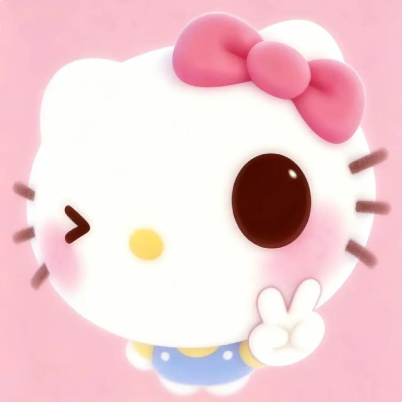 Avatar màu hồng cute tông pastel nhẹ nhàng