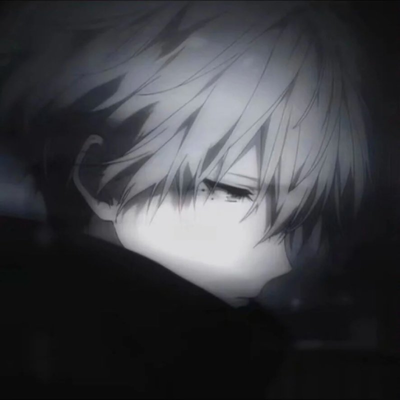 Avatar sad boy tóc đen