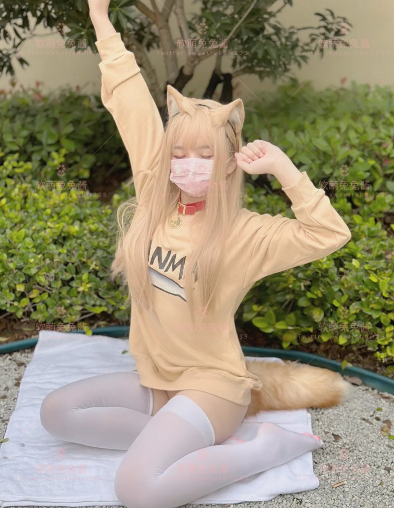 Ảnh Sweetrabbit233 cosplay phong cách anime.