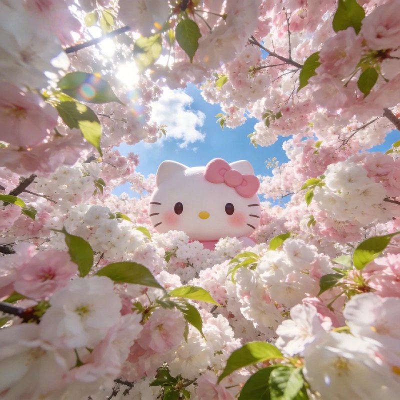 Ảnh đại diện Hello Kitty màu hồng