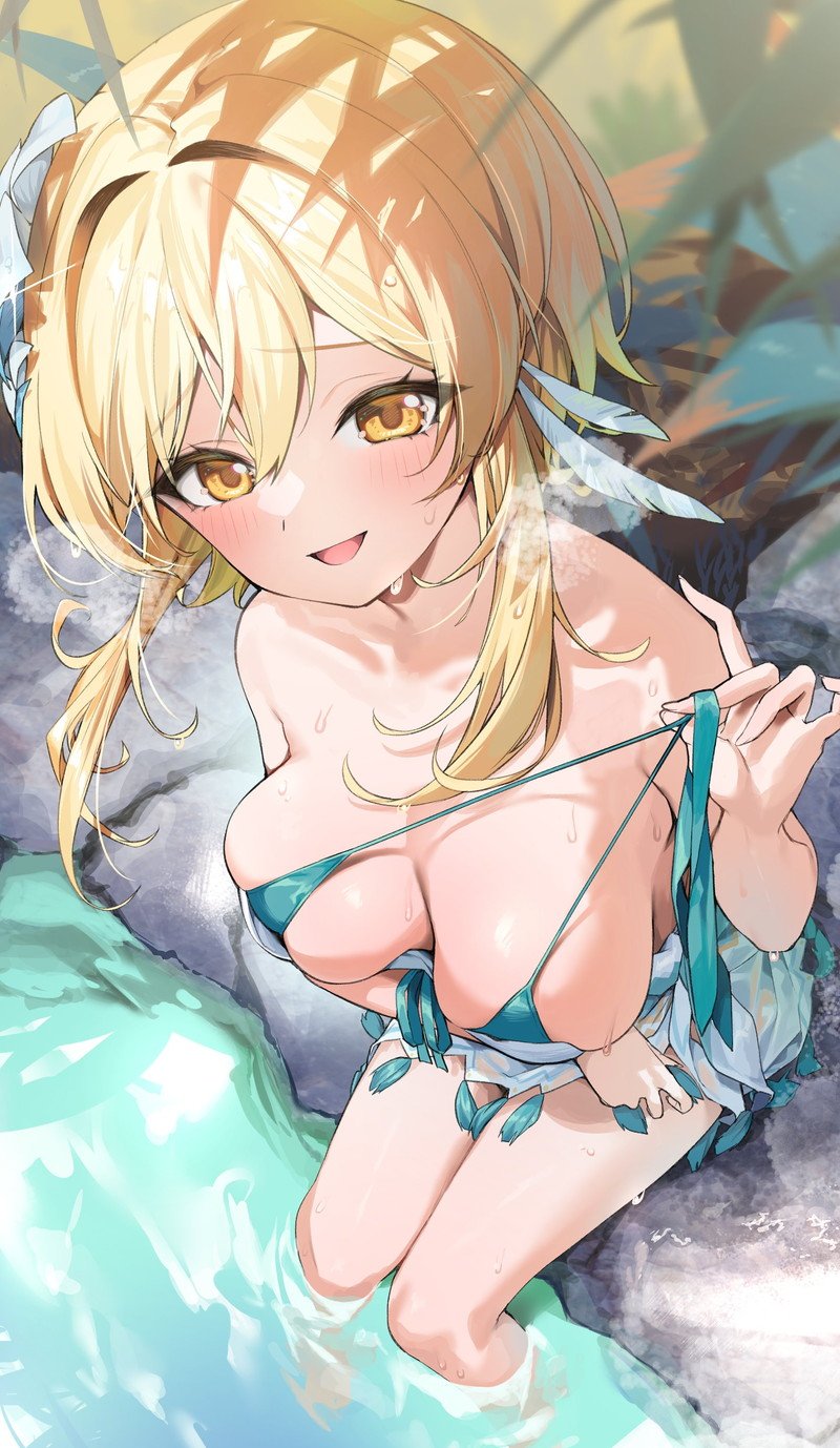 Ảnh gái anime mặc bikini dễ thương chất lượng cao