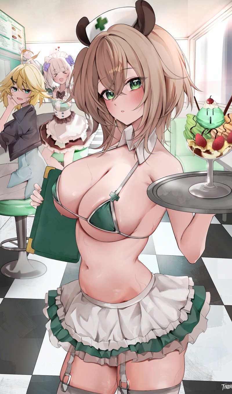 Ảnh anime nữ mặc bikini phong cách kawaii